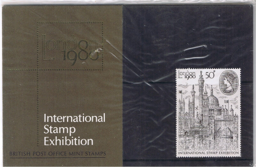 1980 Presentation pack 117 London International Stamp Exhibition UNMOUNTED MINT