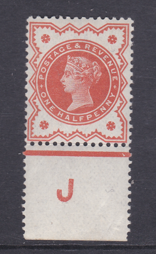 ½d Vermilion Jubilee control  J perf single UNMOUNTED MINT