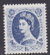 S152 variety 1 6 Multi Crowns on Cream Dry Print MOUNTED MINT