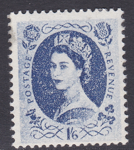 S152 variety 1 6 Multi Crowns on Cream Dry Print MOUNTED MINT