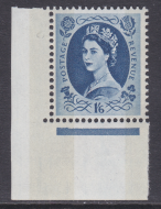 S154a 1 6 Violet Phosphor White flaw in queens hair UNMOUNTED MINT