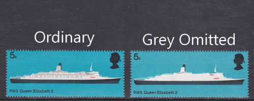 sg778b 1969 5d Ships Grey Decks Omitted UNMOUNTED MINT  [SN]