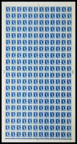 1 6 violet 9.5mm 1 dot with listed flaw r20 1 Scarce sheet UNMOUNTED MINT MNH