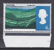 1966 Sg690 Landscapes 6d Downward shift of blue UNMOUNTED MINT [SN]