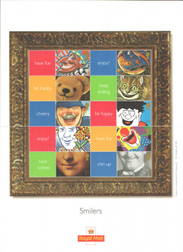 GB 2001 LS5 smiles  smiler sheet UNMOUNTED MINT MNH