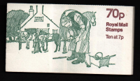 FD2a Jan 1978 70p Horse Shoeing No Cylinder Folded Booklet