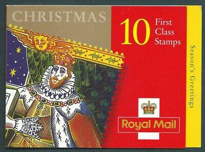 LX17 1999 Christmas Barcode Booklet 10 x 1st Class - 26p - Cylinder B1A-B1F