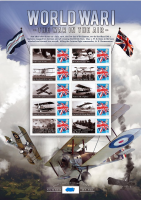GB 2016 BC-495  World war 1 war in air smiler sheet no. 449 UNMOUNTED MINT MNH