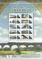GB 2012 BC-379  British railway bridges smiler sheet no. 355 UNMOUNTED MINT MNH
