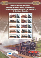 GB 2011 BC-349  Railways Business  smiler sheet no. 308 UNMOUNTED MINT MNH