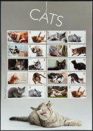 LS141 GB 2022 Cats smiler sheet UNMOUNTED MINT