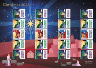 LS145 GB 2022 Christmas smiler sheet UNMOUNTED MINT