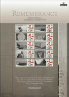 CS-12 2010 Remembrance Smiler Sheet UNMOUNTED MINT