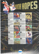 CS-15 2011 2012 olympics high hopes no.5296 Smiler Sheet UNMOUNTED MINT