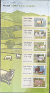 2012 Sheep British Farm Animals I (1) post  Go PG 6 UNMOUNTED MINT