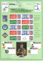 BC-109 History of Britain 10 2007 Scouting centenary no. 366 sheet U M