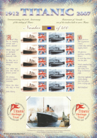 BC-105 History of Britain 7 2007 Titanic no.109 sheet U M