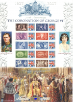 BC-98 History of Britain 6 2007 George VI No. 421 sheet U M