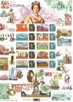 BC-458 2015 History of Britain 109 Queen Victoria no.50 sheet U M