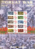 BC-104 2015 History of Britain 104 The great war No.20 sheet U M
