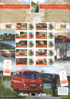 BC-401 2013 History of Britain 94 Post bus in No. 80 sheet U M
