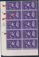 Sg492  3d S46 5 no dot cyl block with 4 minor constant varieties U M
