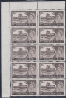 Sg 536a 2 6 Spec T1a waterlow Re-entry Row 2 2 Block of 10 scarce unmounted mint
