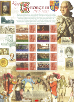 BC-392 2012 History of Britain 86 George III No. 136 sheet U M