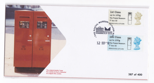 Postal Museum F box 387 out of 400 12 09 2018 FDC first day cover
