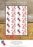 BC-169 2008 Lest we forget UNMOUNTED MINT