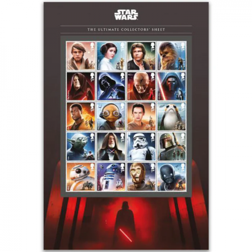 2017 Royal Mail Star wars Ultimate Collectors sheet UNMOUNTED MINT