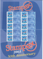 BC-010 GB 2003 Stampex Spring Smiler sheet UNMOUNTED MINT