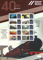 BC-484 GB 2015 National railway museum no. 273 Smiler Sheet  UNMOUNTED MINT