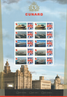 BC-466 GB 2015 Cunard no. 286 Smiler Sheet  UNMOUNTED MINT