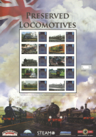 BC-333 2011 Preserved Locomotives No. 388 Smiler Sheet  UNMOUNTED MINT