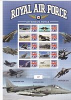 GBS-115 GB 2010 RAF Offensive no. 207 SMILER SHEET UNMOUNTED MINT