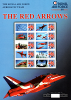 BC-174 GB 2008 Red Arrows no. 786  Smiler sheet UNMOUNTED MINT