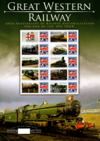 BC-111 GB 2007 Great Western no. 378  Smiler sheet UNMOUNTED MINT