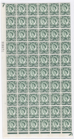 XS20 9d Scotland 2B Violet Cyl 1 No Dot perf F L(I E) 1 4 sheet UNMOUNTED MINT