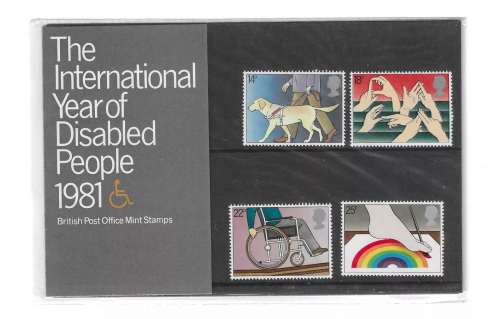1981 International year of disabled people pack no. 125 UNMOUNTED MINT