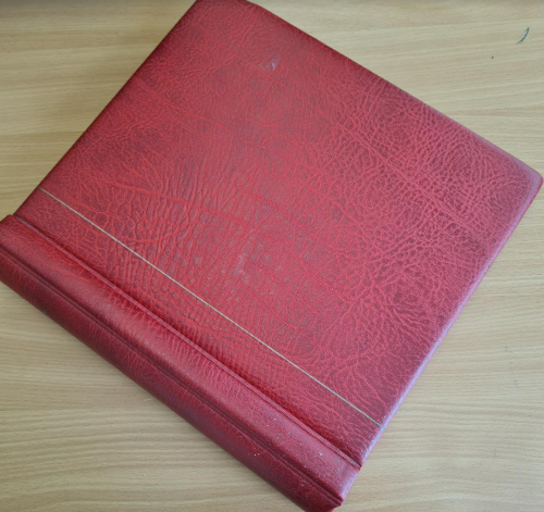 KABE red album with pages padded gb hingeless 1971 to 1990