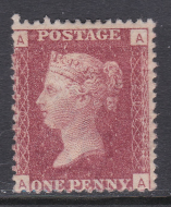 1d Penny Red Lettered A-A plate 202 MOUNTED MINT