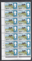 Sg691a 1966 Landscapes 1 3 (Ord) -  Broken D of Ltd - cyl block of 16 - U M