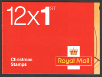 LX46 2013 Christmas Barcode Booklet 12 x 1st Class - No Cylinder