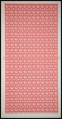 2d Wilding Blue phos 1 band type II Full Sheet Cyl 54 Dot UNMOUNTED MINT MNH