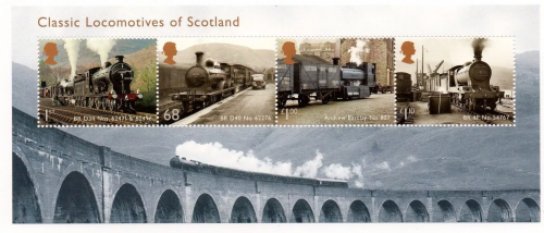 MS3283 2012 Classic Locomotives of Scotland miniature sheet UNMOUNTED MINT