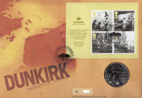 2010 Dunkirk Dynamo Anniversary Medal Coin Cover no. 888 Royal Mint