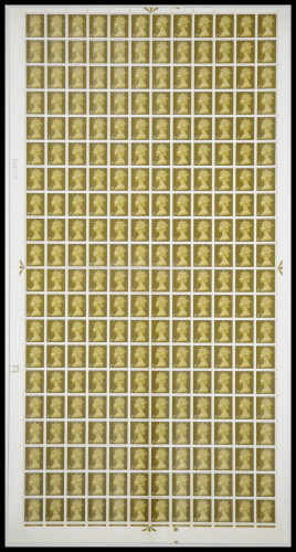 sg724 1d Pre- Decimal machin Cyl 6 No Dot FULL SHEET UNMOUNTED MINT