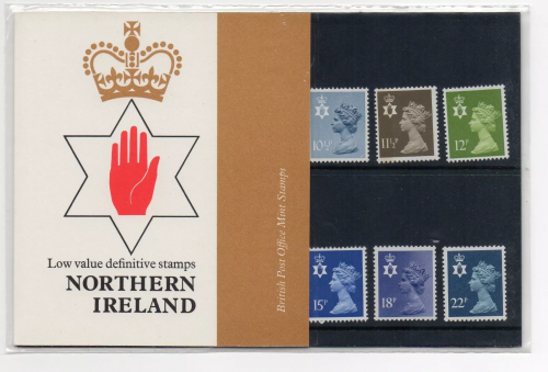 1981 Regional Definitives  Northern ireland pack no. 129d UNMOUNTED MINT