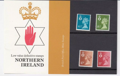 1976 Northern Ireland Definitive Pack no.84 Presentation pack - Complete